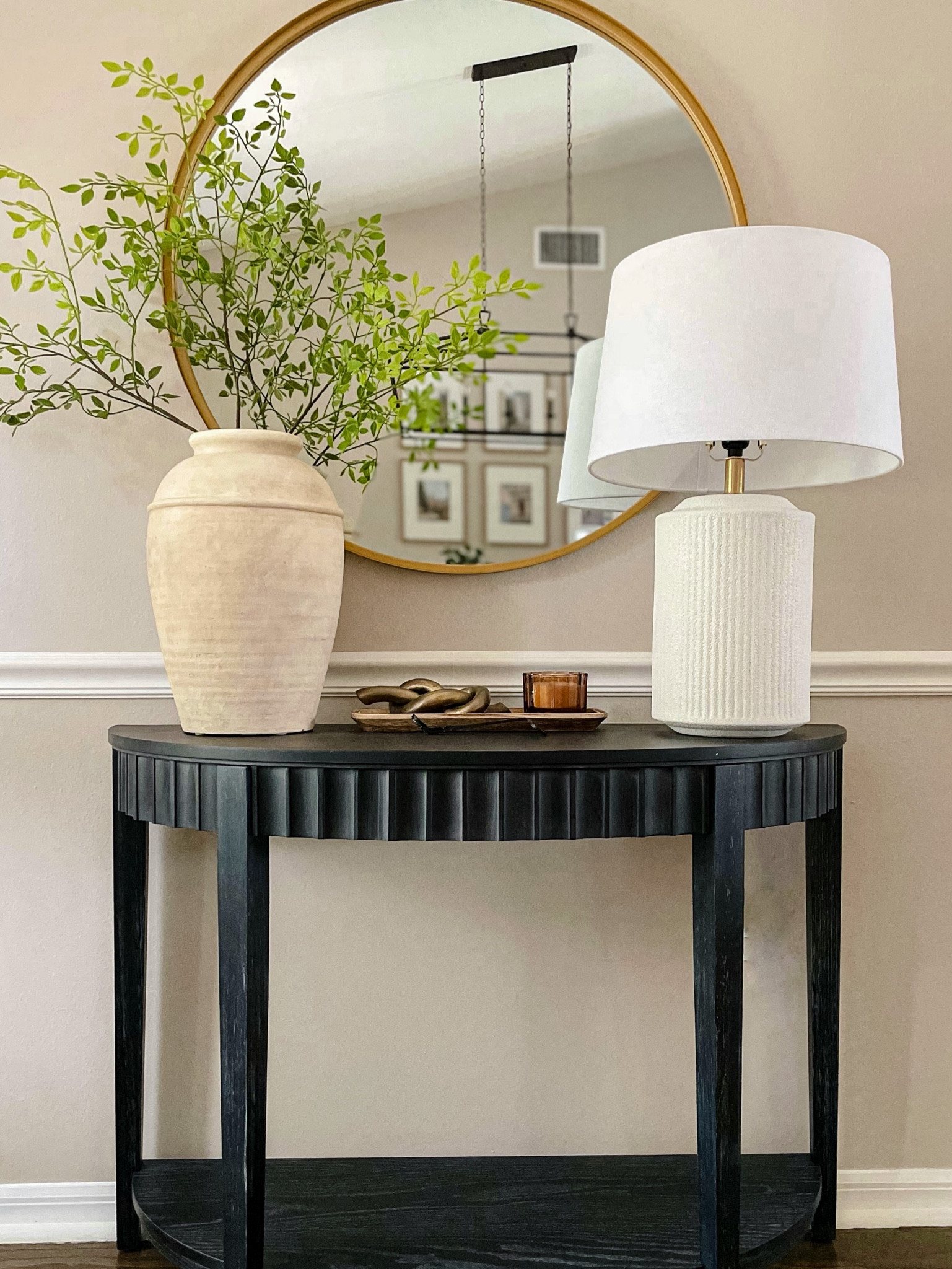 New vase and stems for the entry 🙌 Of course the vase is out of stock but everything else is linked 😊 Still loving this Studio McGee entry table from last year! 

#LTKhome #LTKunder100 #LTKunder50