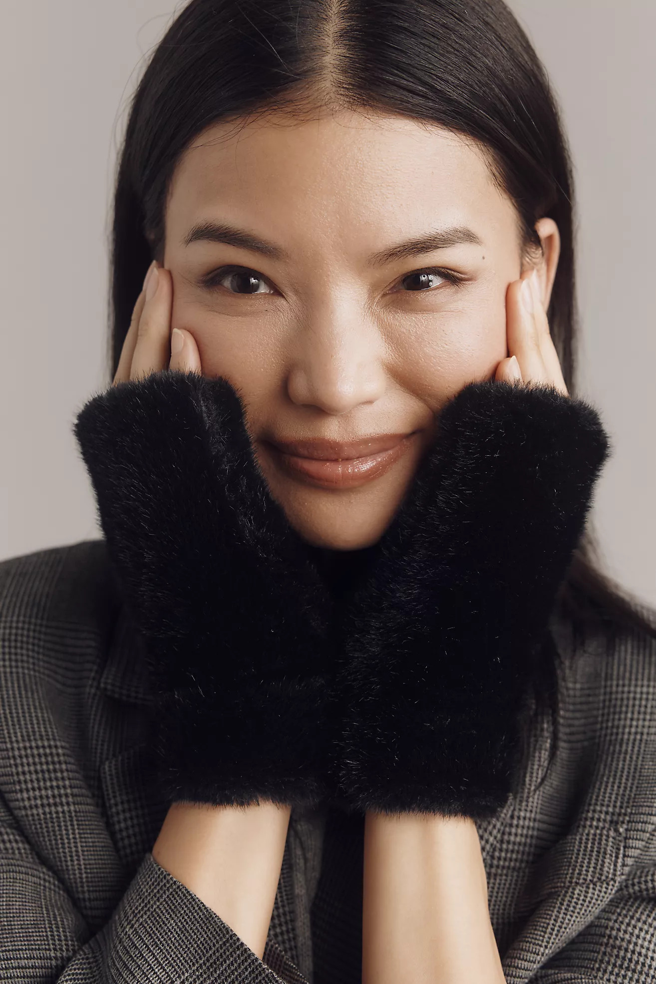 Faux Fur Fingerless Gloves | Anthropologie (US)