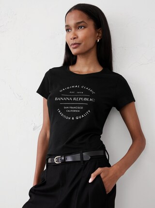 Timeless Logo T-Shirt | Banana Republic Factory