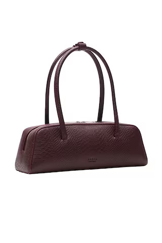 Freja New York Mercer Shoulder Bag in Berry Croc from Revolve.com | Revolve Clothing (Global)