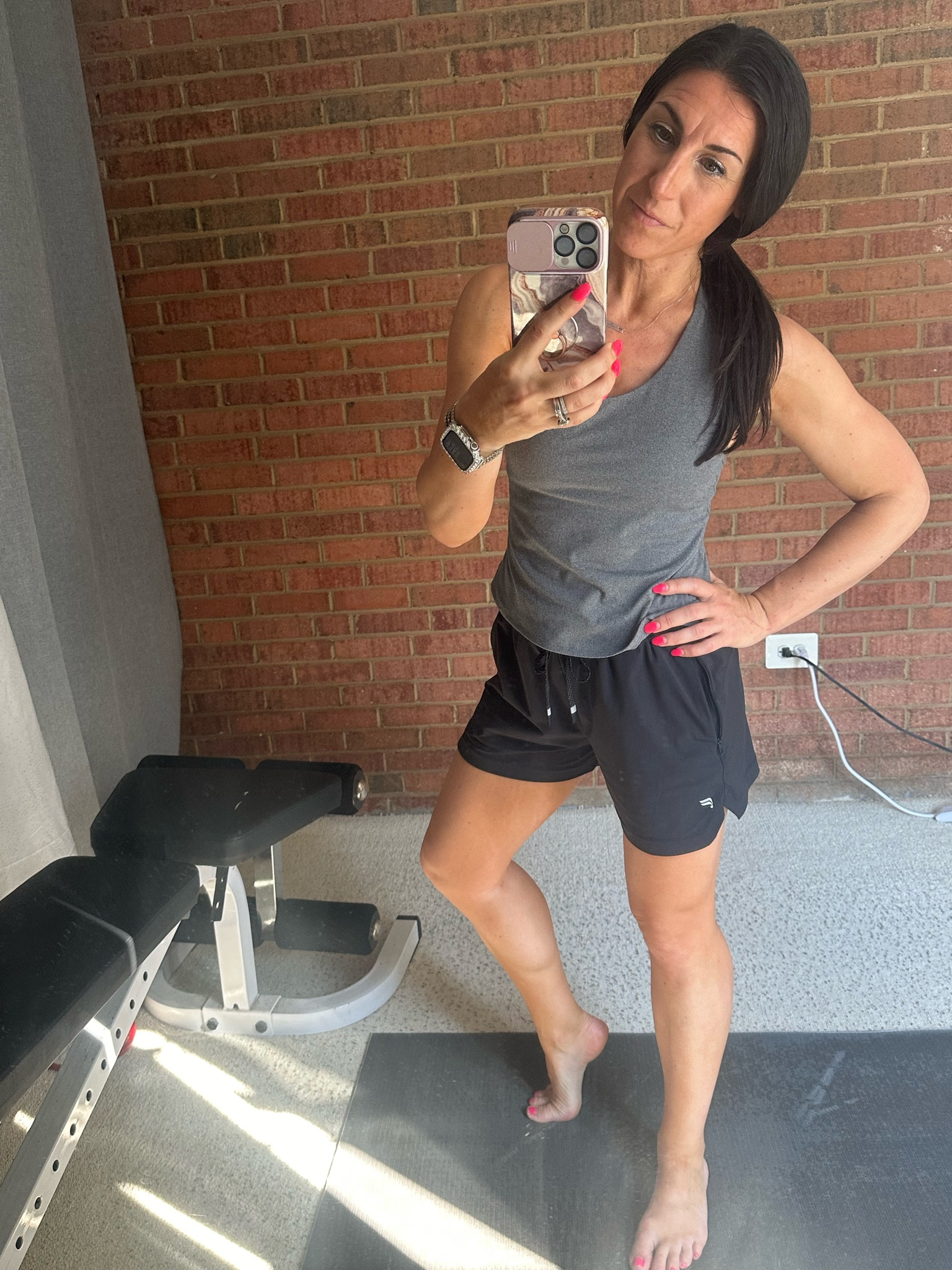 Workout done off to teach class #fabletics #oldnavy 

#LTKActive #LTKFitness #LTKOver40