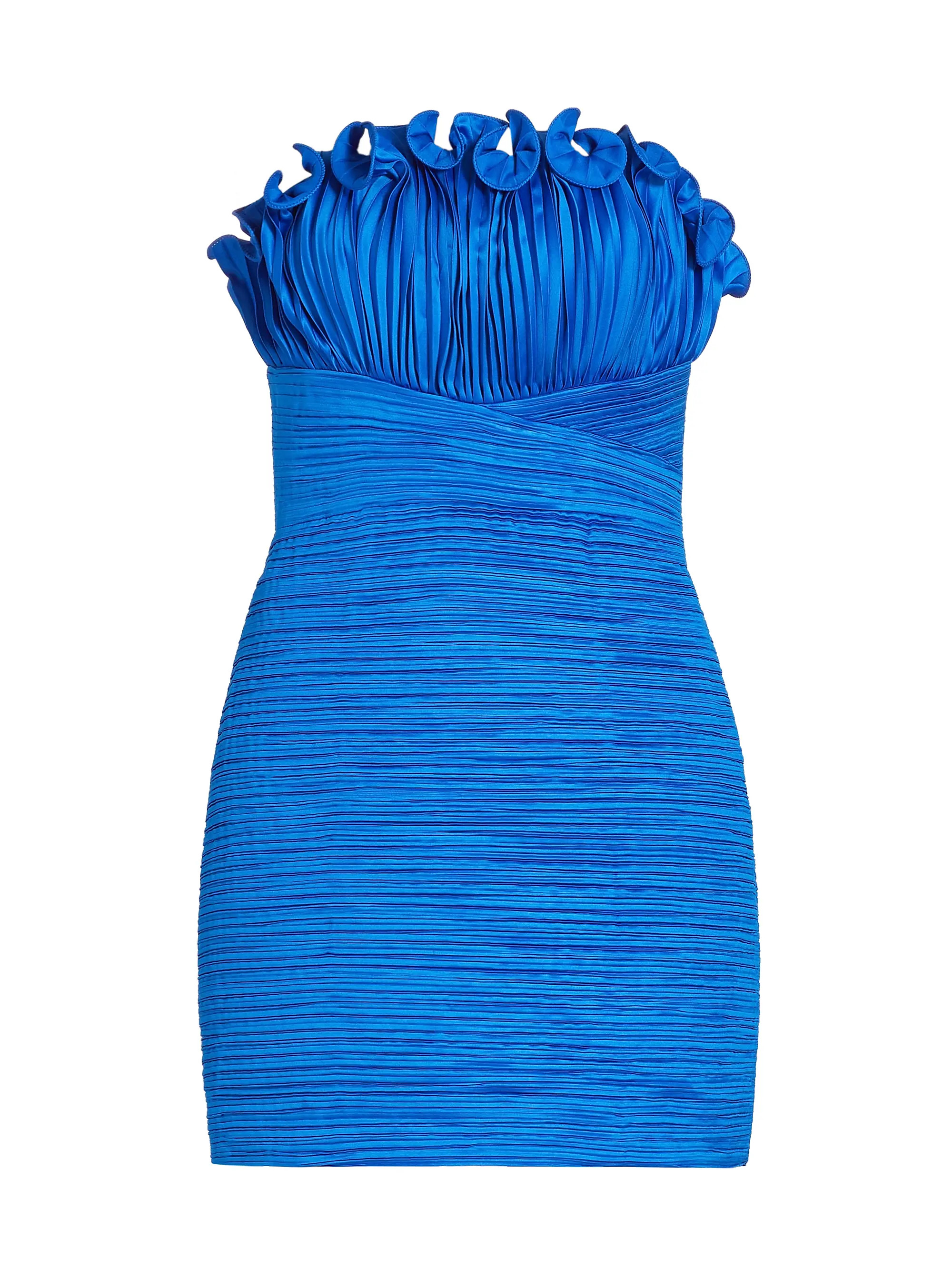 Ashtyn Pleated Strapless Minidress | Saks Fifth Avenue