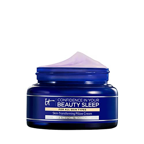 IT Cosmetics Confidence in Your Beauty Sleep Night Cream - Visibly Improves Fine Lines, Wrinkles, Dryness, Dullness & Loss of Firmness - With Hyaluronic Acid | Amazon (US)