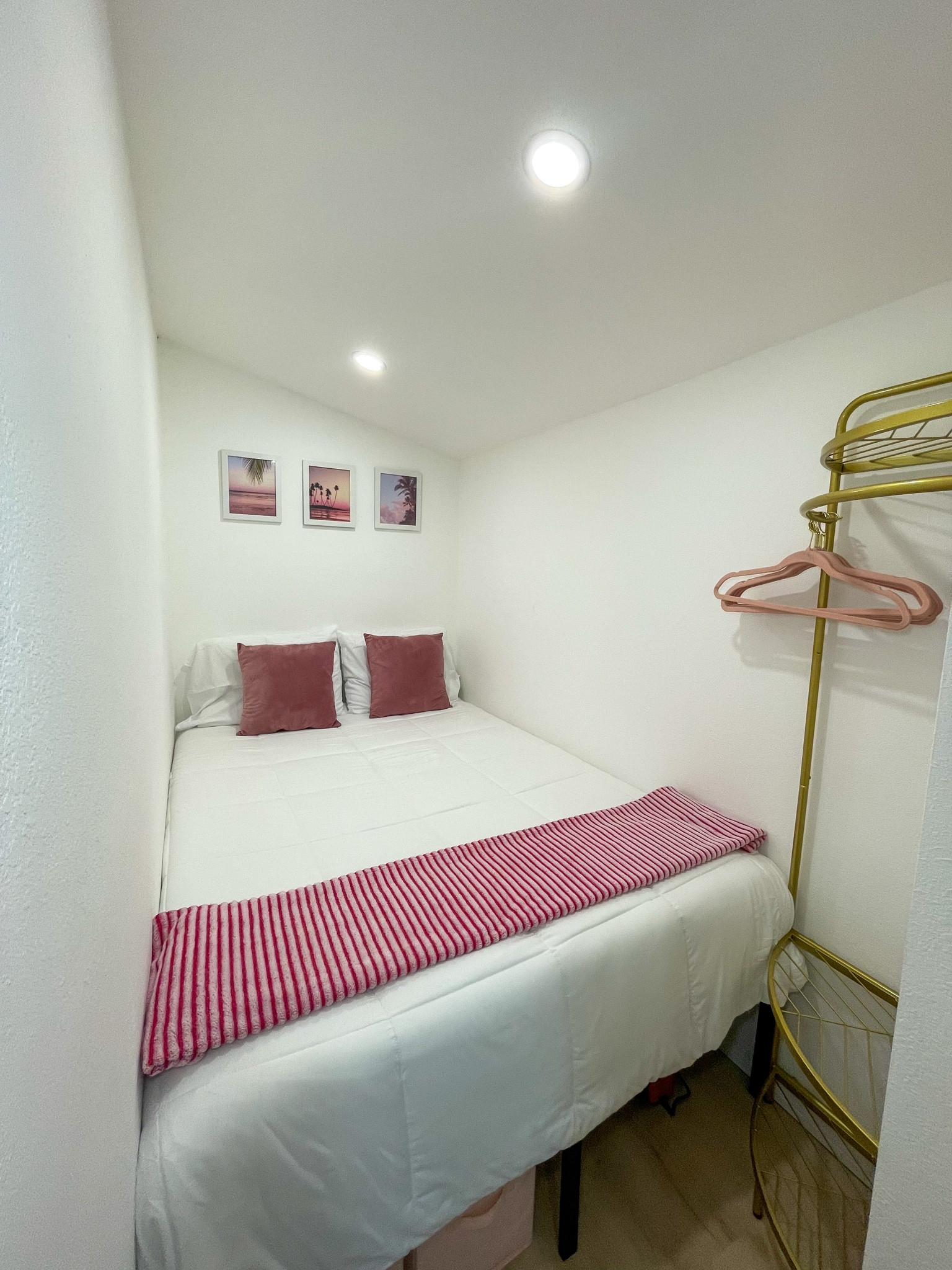 Soft and inviting — the coziest sleep awaits at The Pink Casita.