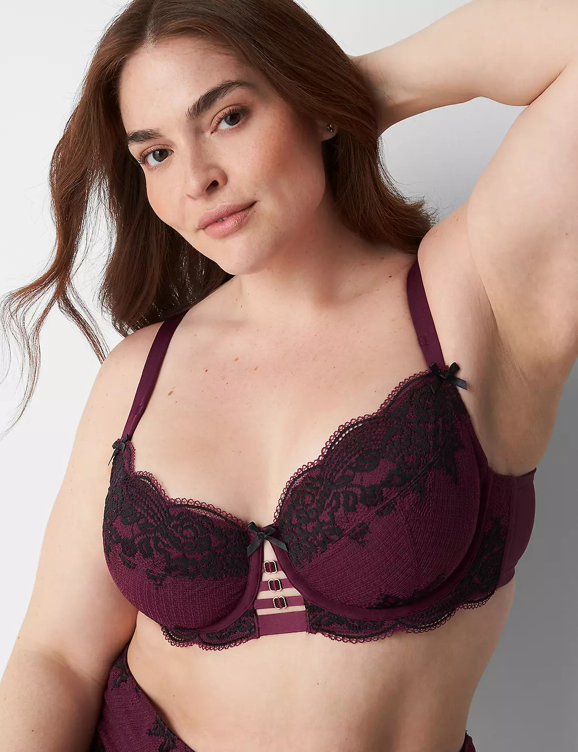 Lace Unlined Curvy Balconette Bra | LaneBryant | Lane Bryant (US)