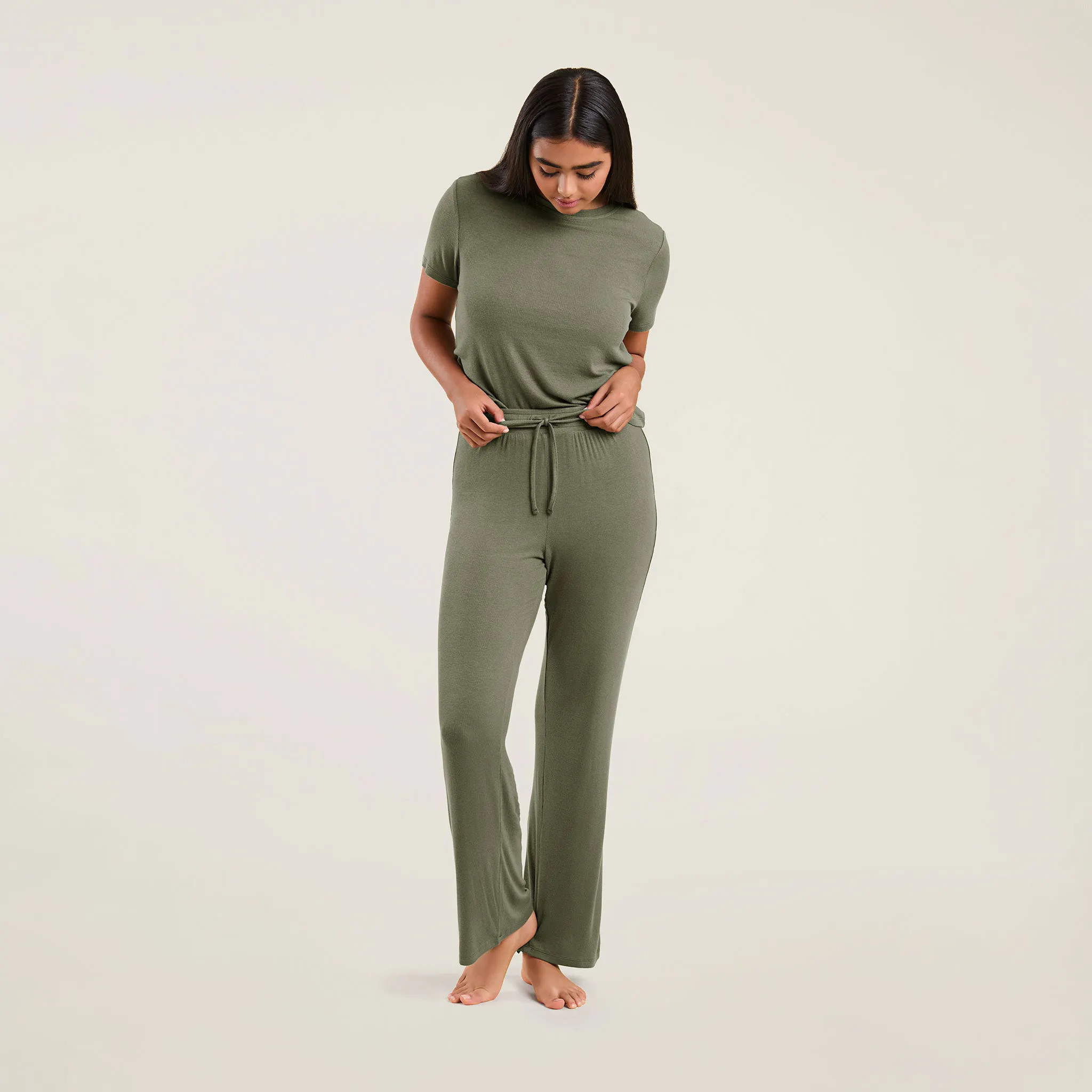 Ribbed Pajama Set | nuuds