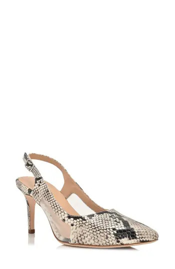 Joan Oloff Dance Slingback Pump in Natural Printed Snake at Nordstrom Rack, Size 6 | Nordstrom Rack