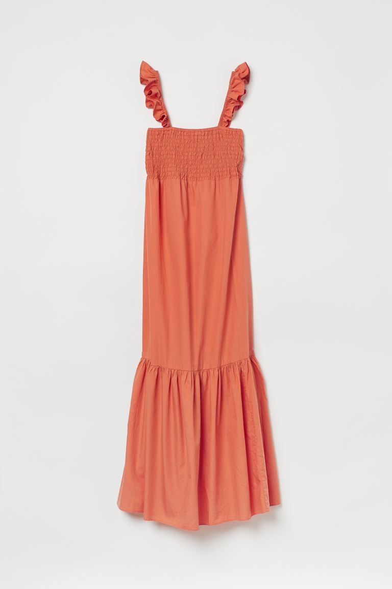 MAMA Smock-topped Cotton Dress | H&M (US + CA)