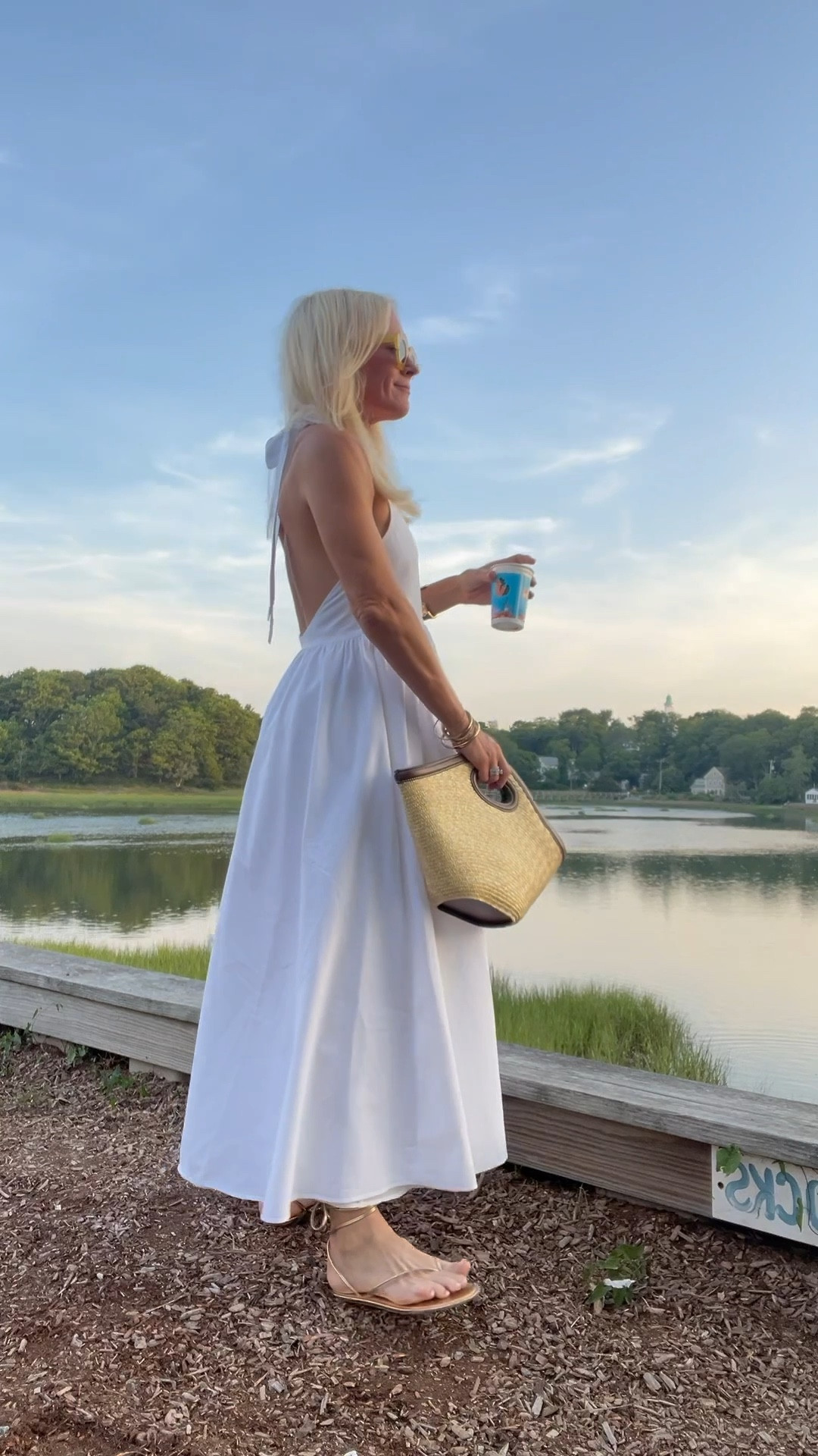 Can’t get enough white dressed during the summer and this is a favorite! Linked an almost identical dress to mine from Tuckernuck! 

#LTKSeasonal #LTKOver40