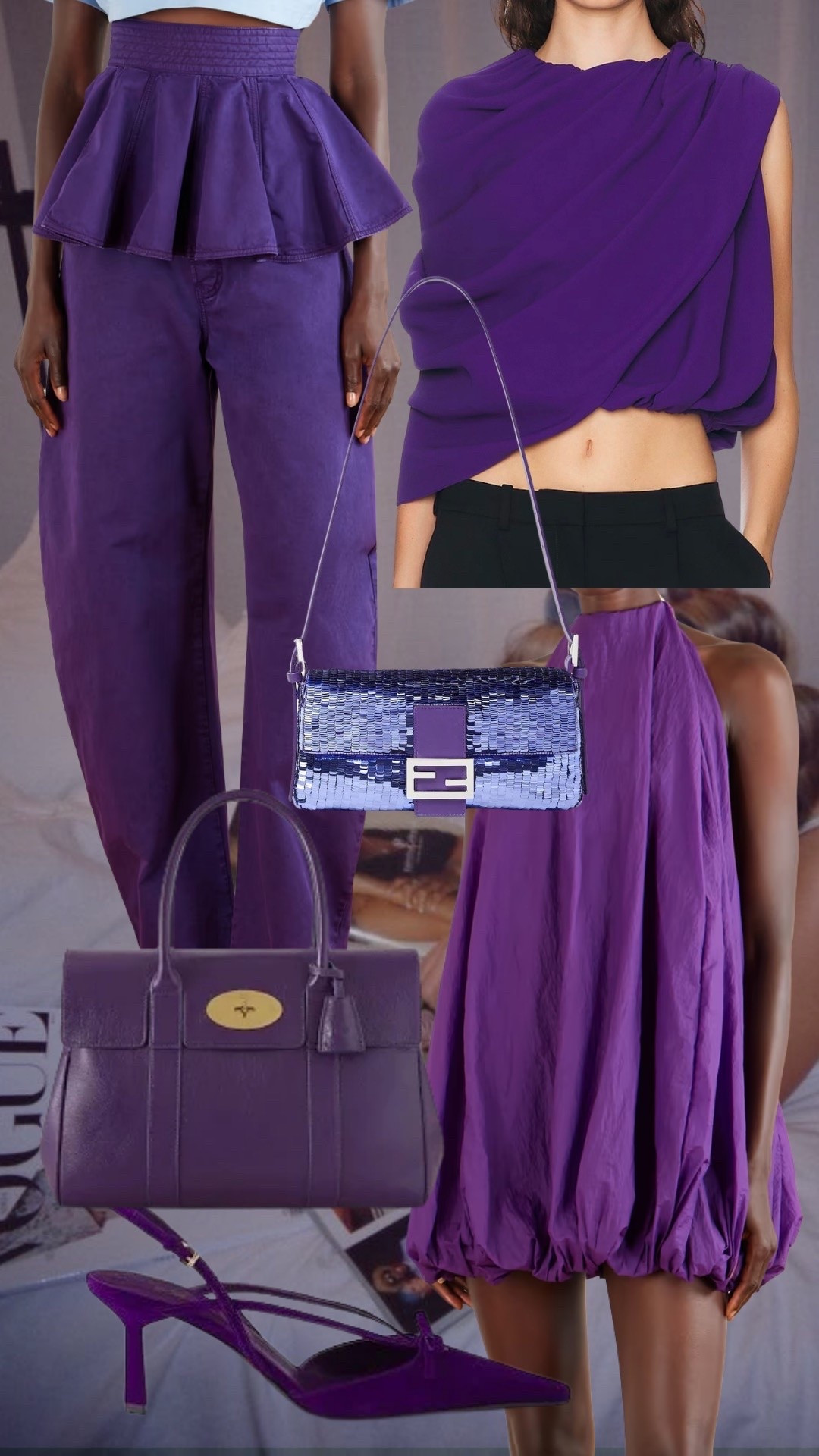 We saw this color in every designer store in Vegas!!

Color crush, fall trendy, purple fashion, trendy fashion, women’s fashion, designer fashion