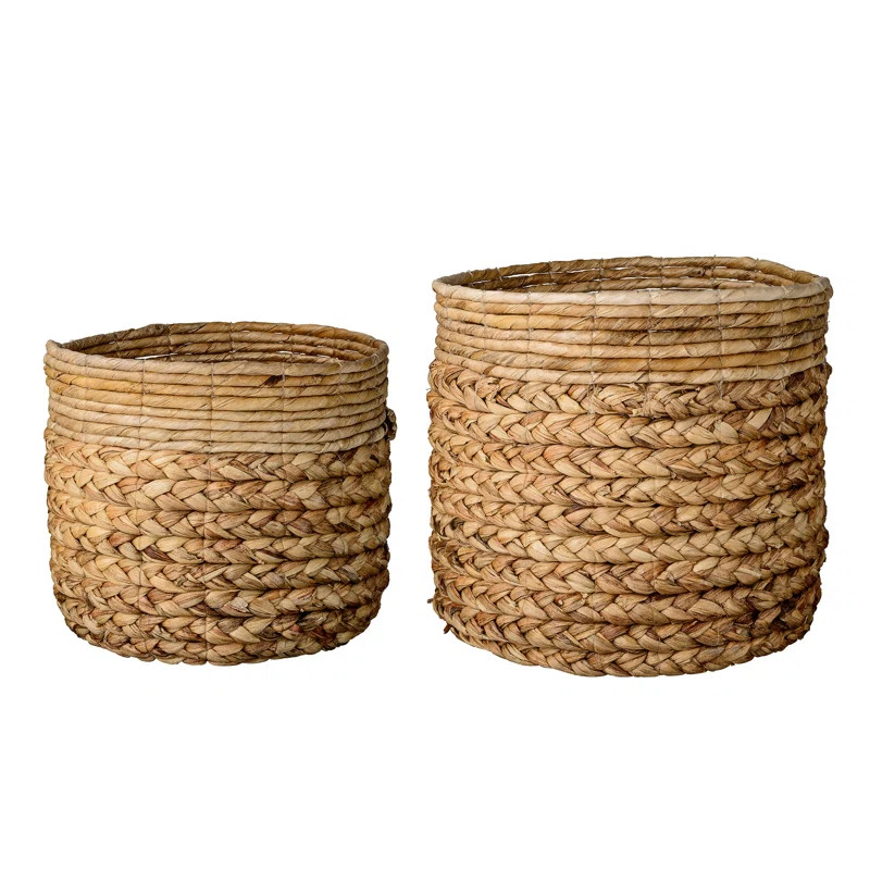 2 Piece Wicker Basket Set | Wayfair North America