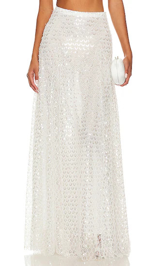 Emilia Skirt in White | Revolve Clothing (Global)