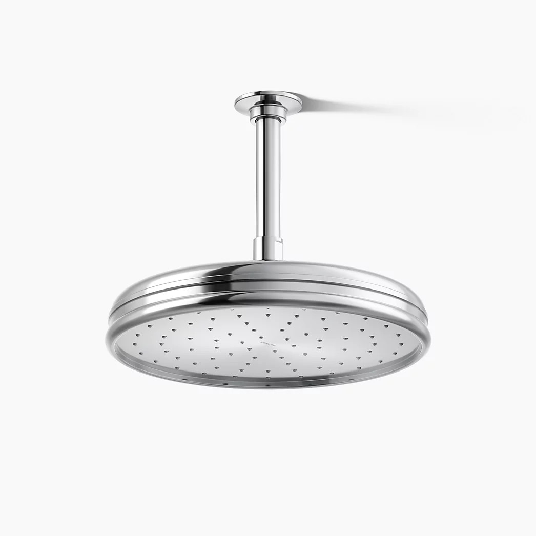 Traditional 10" single-function rainhead, 2.5 gpm | Kohler