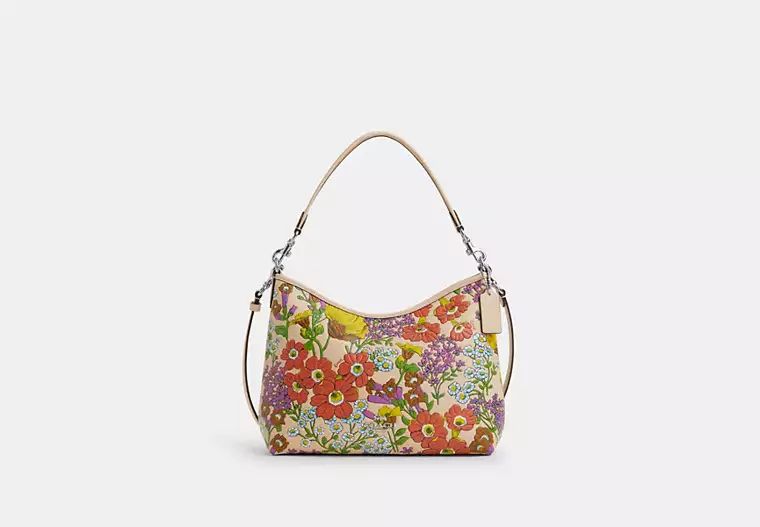 Laurel Shoulder Bag With Floral Print | Coach Outlet CA