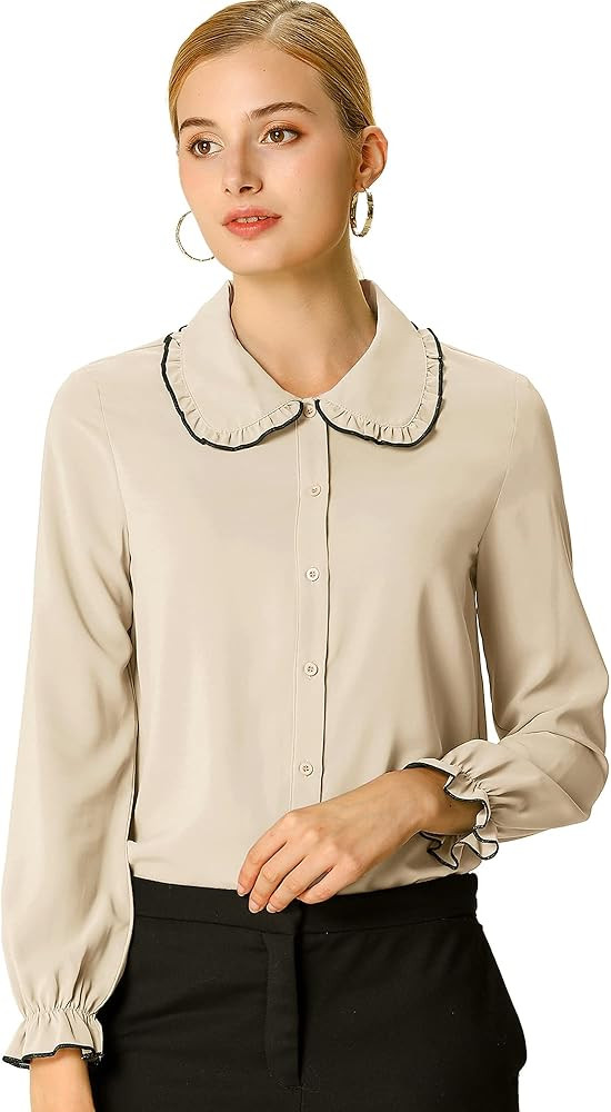 Allegra K Blouse Blouses | Amazon (US)