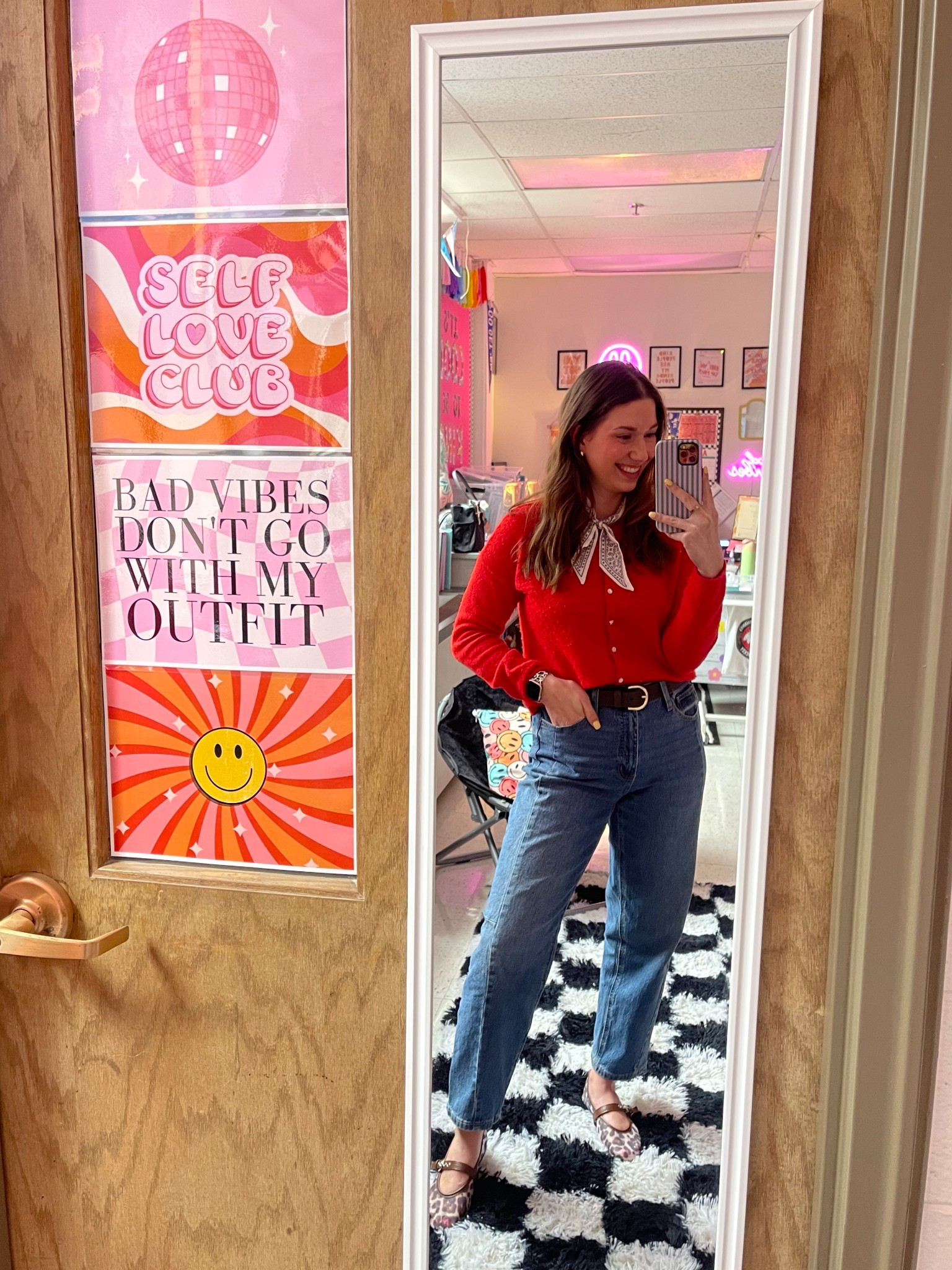 Teacher ootd❤️🐆

#LTKootd