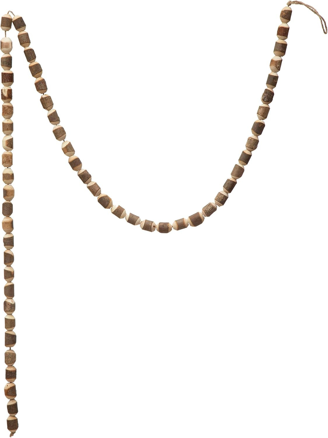 Creative Co-Op 72" L Pieces, Natural Wood Garlands, Multi | Amazon (US)