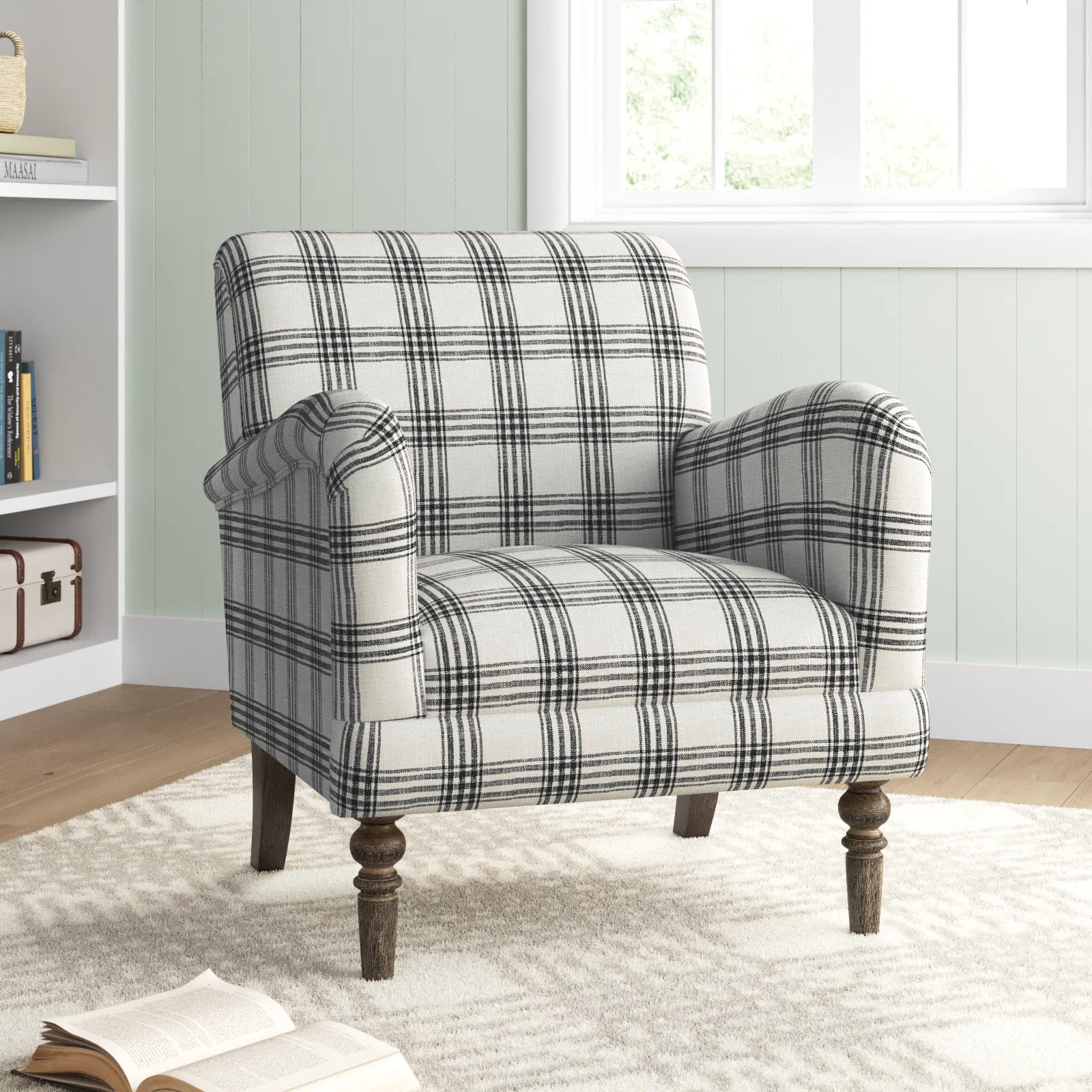 Arching Upholstered Armchair | Wayfair North America