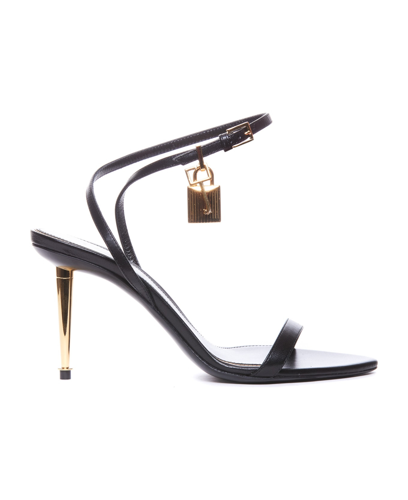 Padlock Pointy Naked Sandals | Italist.com US