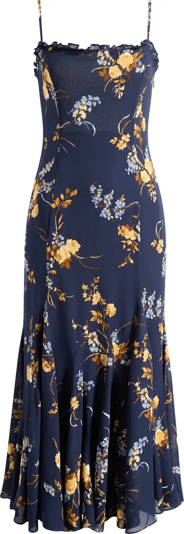 Reformation Lilibet Floral Ruffle Dress | Nordstrom | Nordstrom