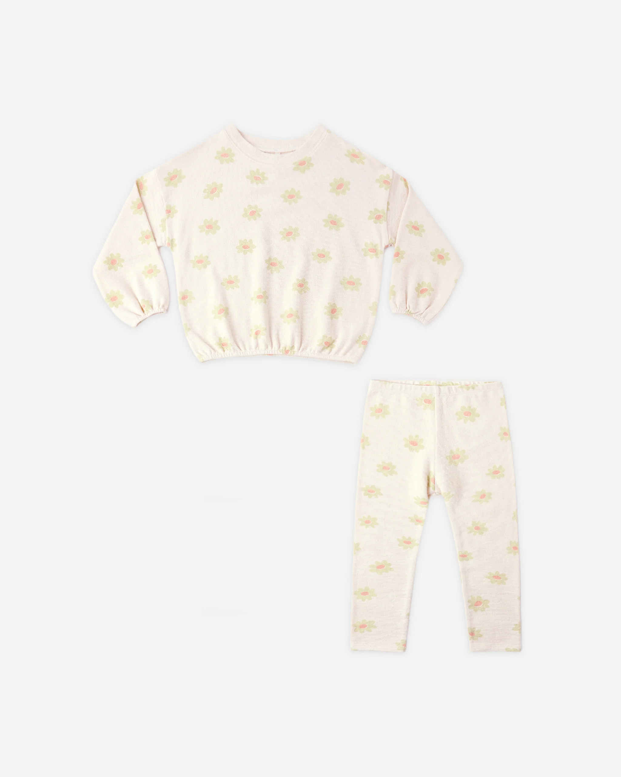 Spongey Knit Set Yellow Daisy | Rylee + Cru