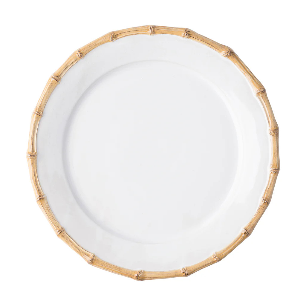 Classic Bamboo Natural Dessert/Salad Plate | Over The Moon