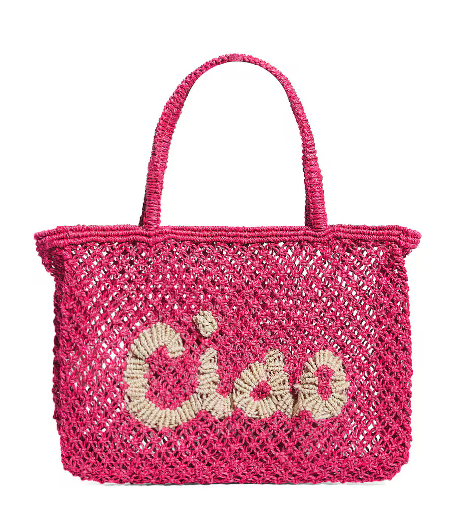 Mini Jute Ciao Tracy Tote Bag | Harrods