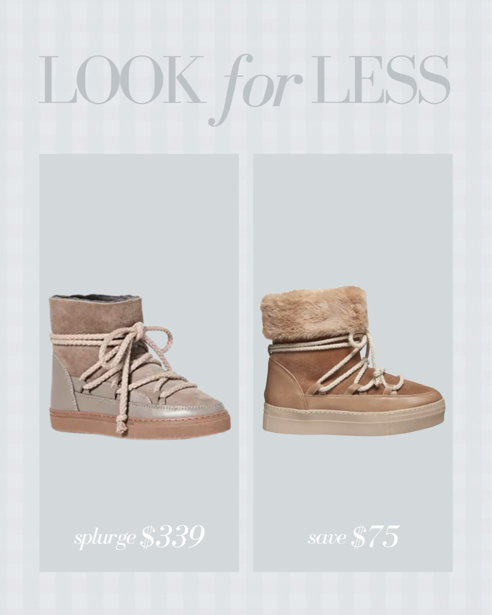 Look for less of the Inuikii moon boots! Shearling snow boots for winter. Ski style. 

#LTKshoecrush #LTKSeasonal #LTKtravel