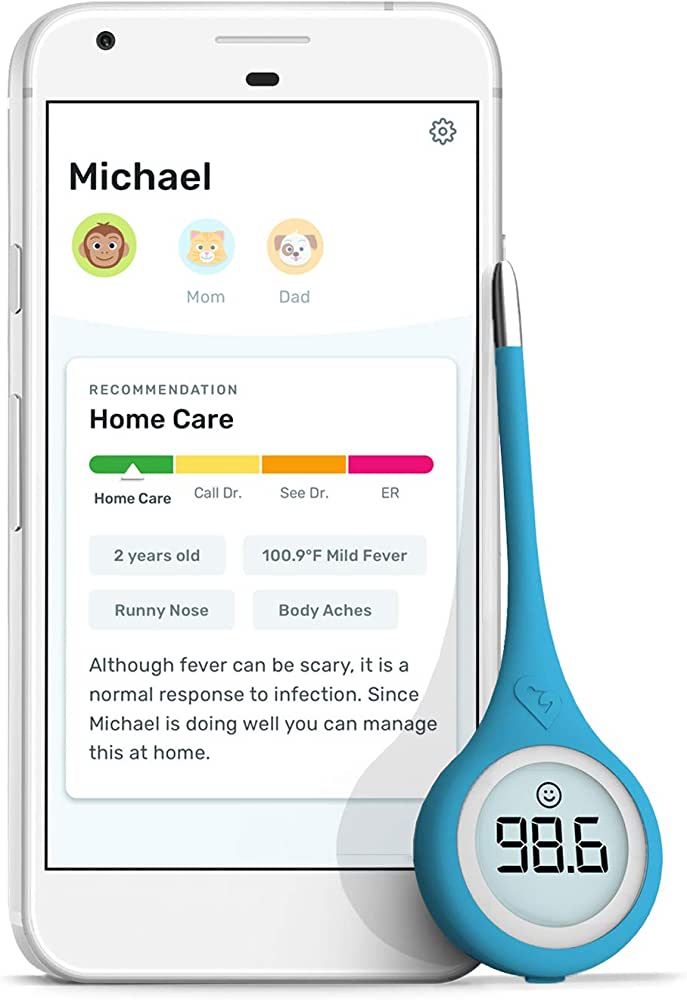 Kinsa Smart,Fever, Digital Medical Baby, Kid and Adult Termometro - Accurate, Fast, FDA Cleared T... | Amazon (US)