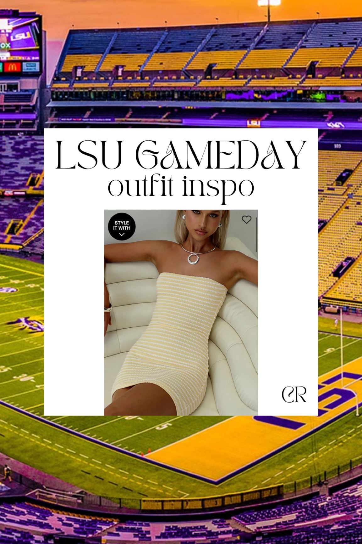 LSU COLLEGE FOOTBALL GAME DAY OUTFIT INSPO!!! 
#lsugameday #gamedayoutfitinspo
#lsu #collegeoutfitinspo #SECfootball 
