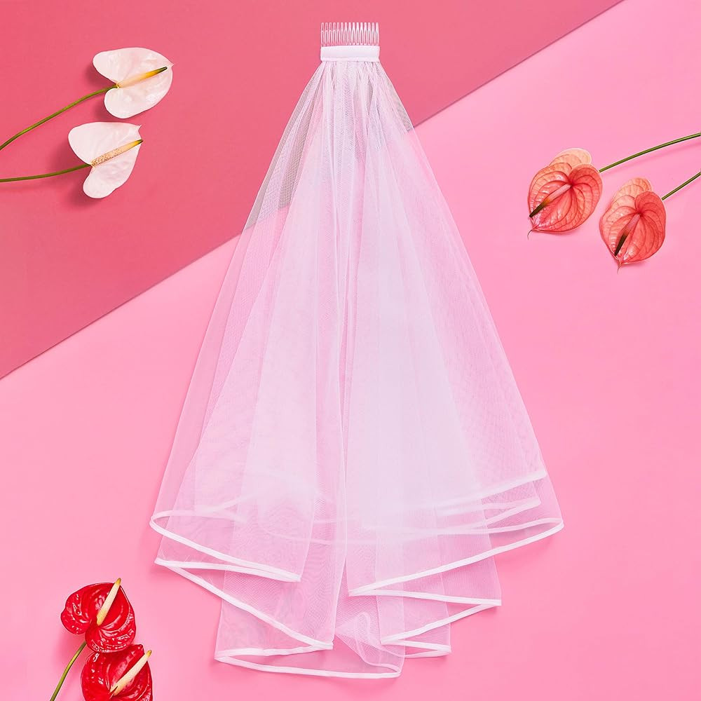 xo, Fetti Bridal Veil | Bachelorette Party Decorations, Bride To Be Gift, Bridal Shower, Wedding | Amazon (US)