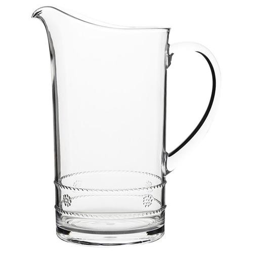 Juliska Isabella Modern Classic Clear Acrylic Pitcher | Kathy Kuo Home