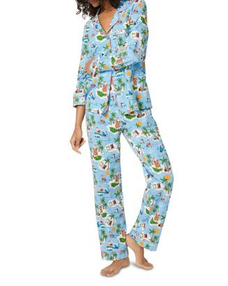 Printed Long Sleeve Pajama Set | Bloomingdale's (US)