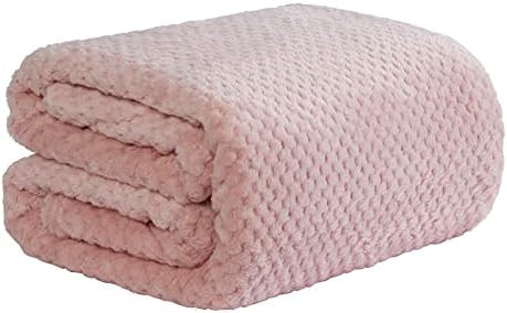 Dreamscene Waffle Throw Bed Blanket Plush Lightweight Mink Luxury Flannel Fleece Soft Warm Cozy M... | Amazon (US)