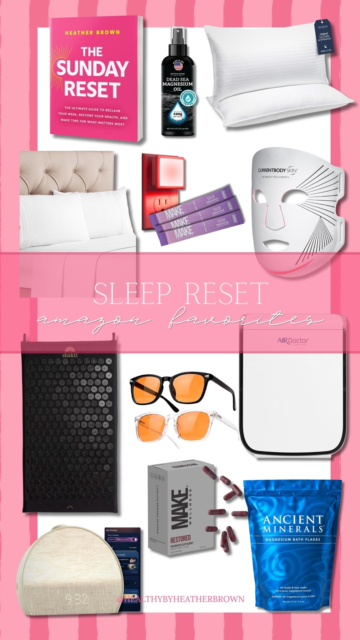 Everything starts with sleep! 😴 
The Sunday Reset focuses on building nighttime routines that help you unwind, rest better, and wake up feeling ready to take on the week.

#LTKselfcare #LTKmomlife #LTKfitnessgoals