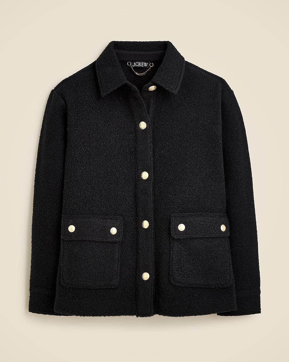 Bouclé shirt-jacket | J. Crew US