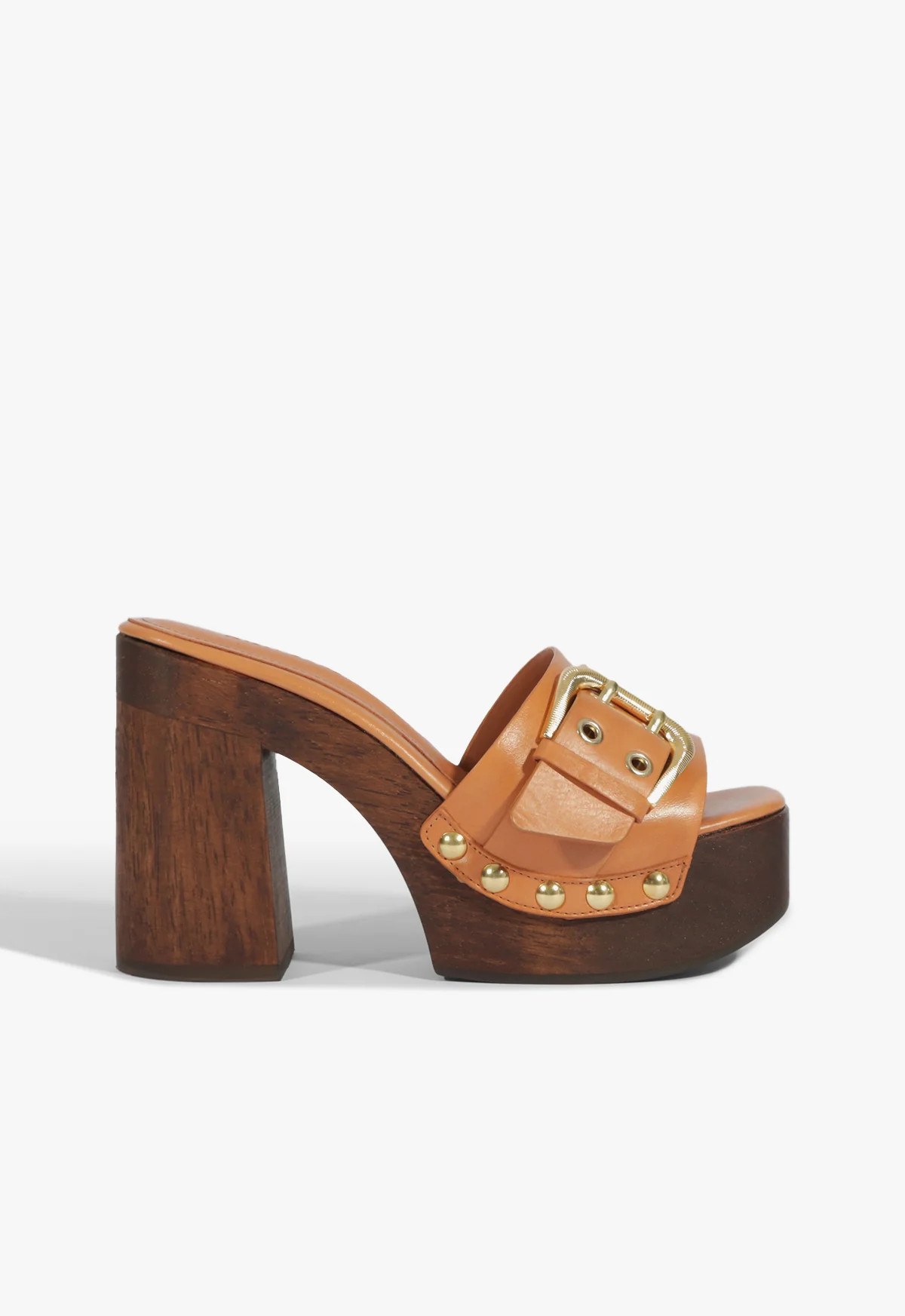 Irie Orange High Platform Heel Sandal | Schutz (US)