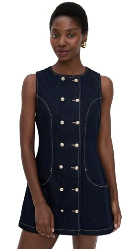 Retrofête Women's Hanna Dress, Indigo Rinse, M | Amazon (US)