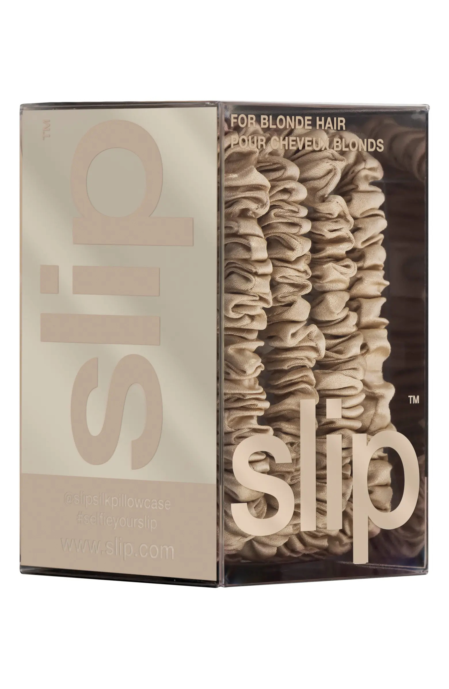 Pure Silk 4-Pack Skinny Scrunchies: Back to Basics Collection | Nordstrom