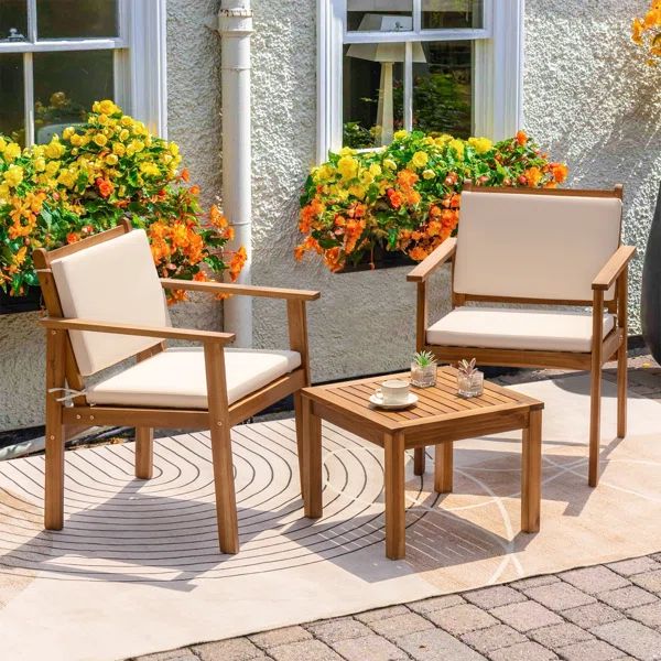 Koval 2 - Person Outdoor Seating Group with Cushions | Wayfair North America