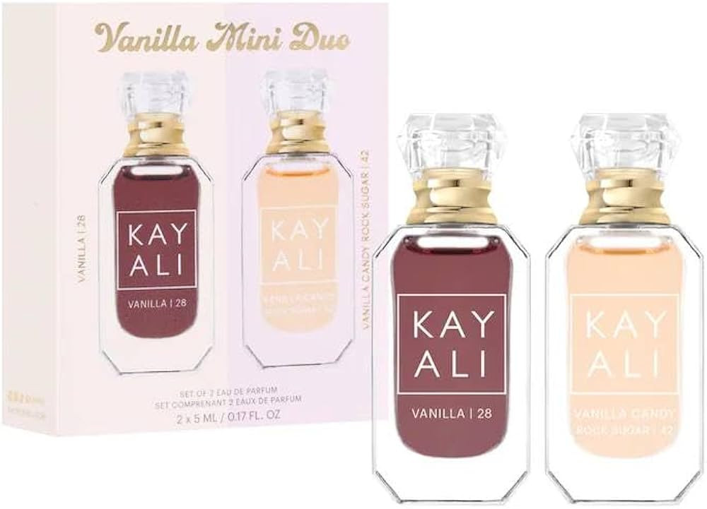 KAYALI Mini Vanilla Perfume Duo Set 2 X 5 ml (Vanilla Candy Rock Sugar 42 Eau de Parfum and Vanil... | Amazon (US)