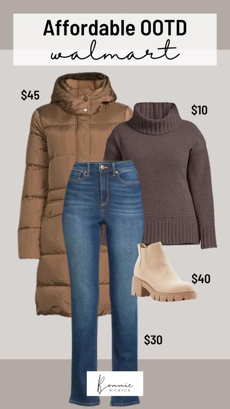 Affordable Outfit of the Day from Walmart! This puffer coat looks so warm and comfy, and you can’t beat that price! 👏🏼 Puffer Coat | OOTD | Affordable Fashion | Midsize Fashion | Curvy Fashion | Walmart Fashion | Outfit of the Day | Midsize Outfit Ideas

#LTKcurves #LTKstyletip #LTKSeasonal