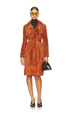 Soia & Kyo Alexis-n Coat in Copper from Revolve.com | Revolve Clothing (Global)