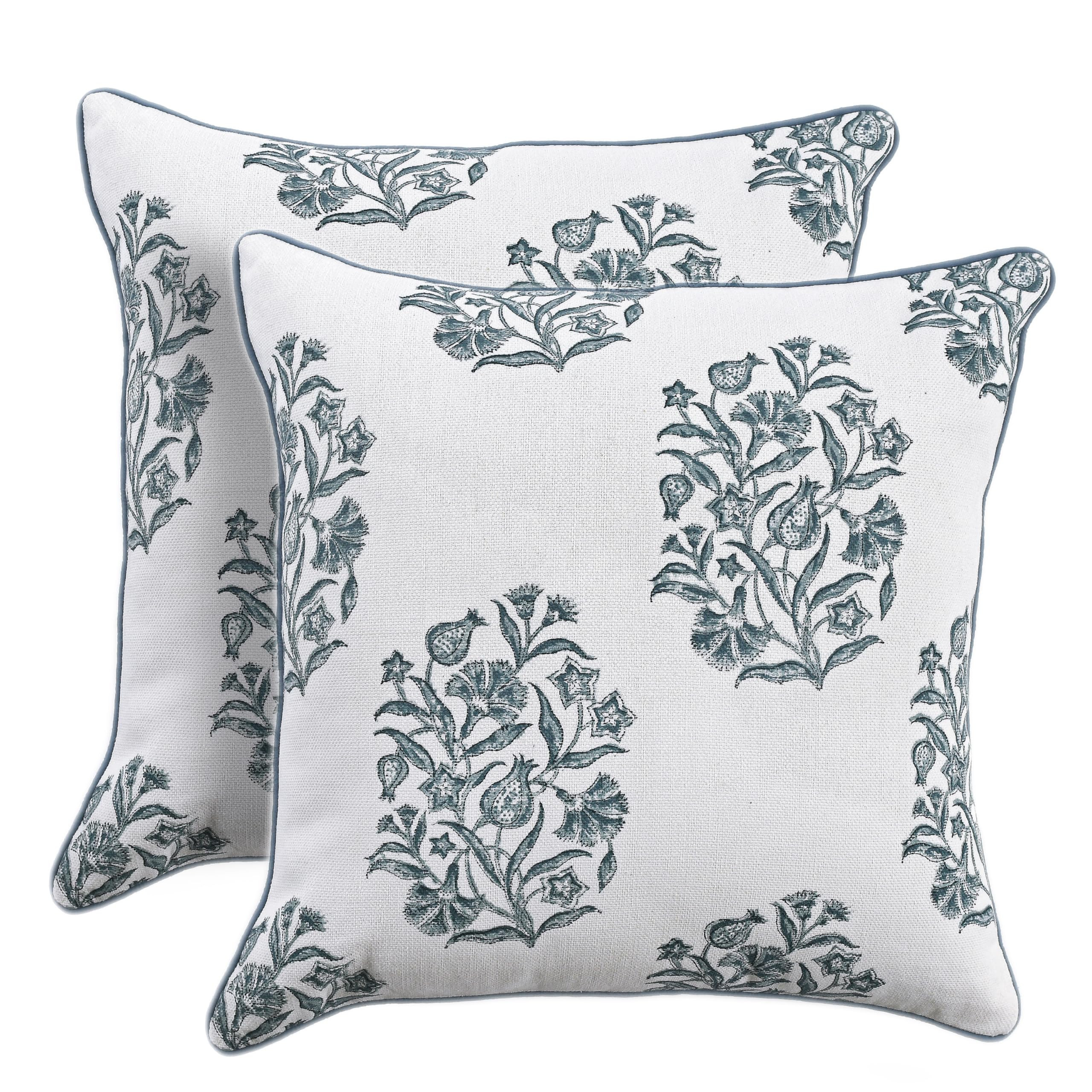 CPC Throw Pillow Covers for Couch, 20x20 Inch Decorative Couch Pillows for Living Room, 100% Cott... | Amazon (US)