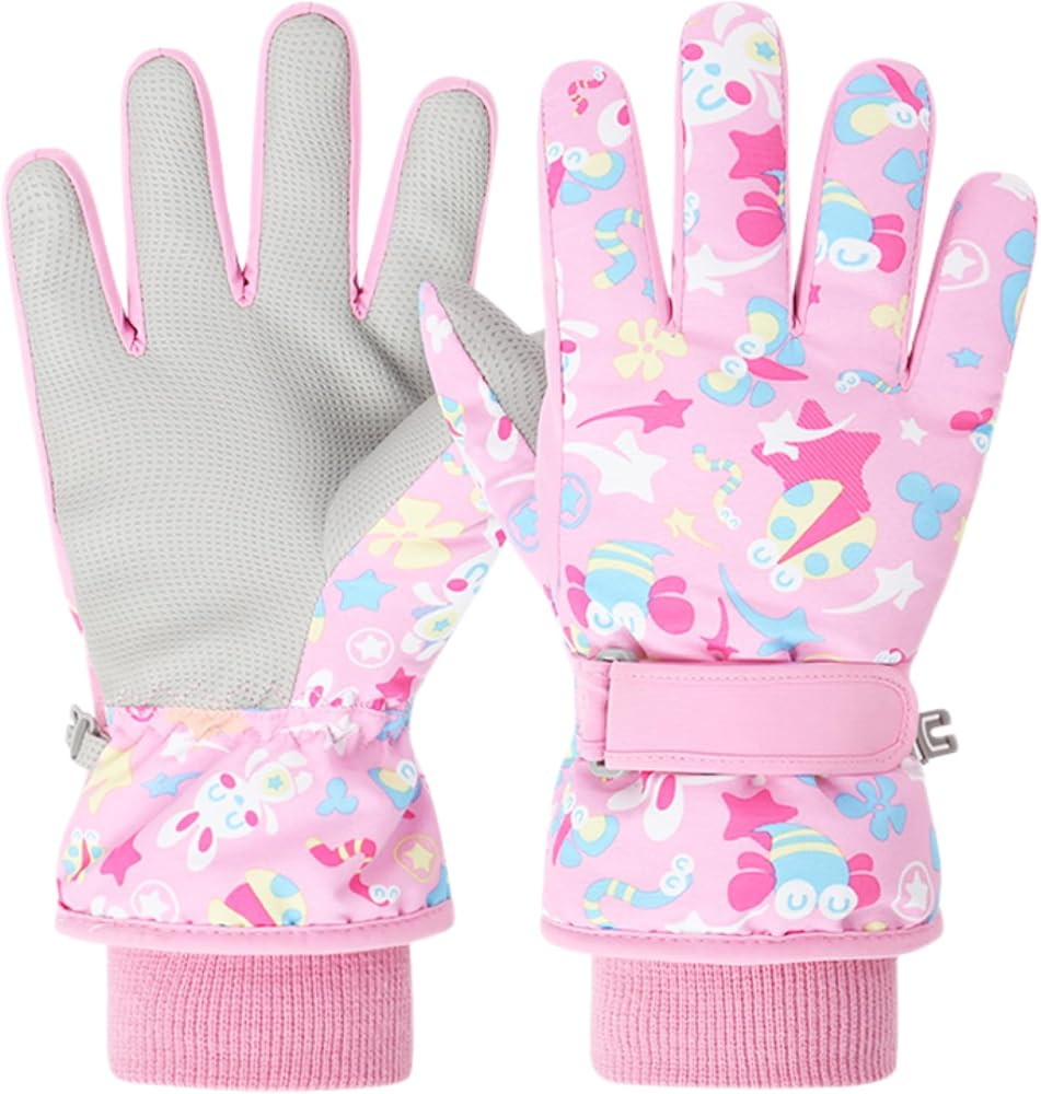 TRIWONDER Kids Ski Snow Gloves Winter Cold Weather Windproof Warm Snowboard Sport Mittens for Boy... | Amazon (US)