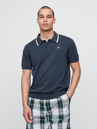 Gap × Malbon Logo Polo Sweater | Gap (US)