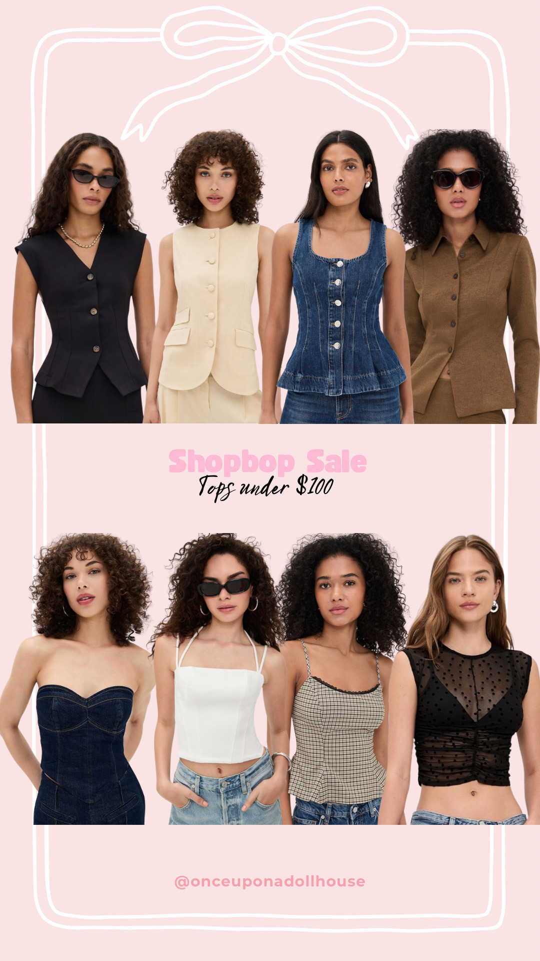 Shopbop Sale - Tops under $100! 

#LTKSaleAlert #LTKootd #LTKFindsUnder100