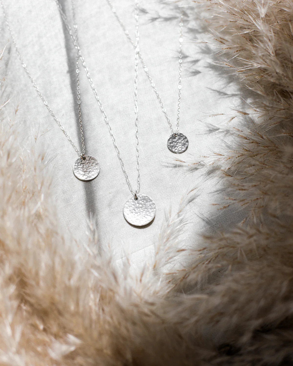 THE HAMMERED COIN NECKLACE - SILVER | Stylin by Aylin