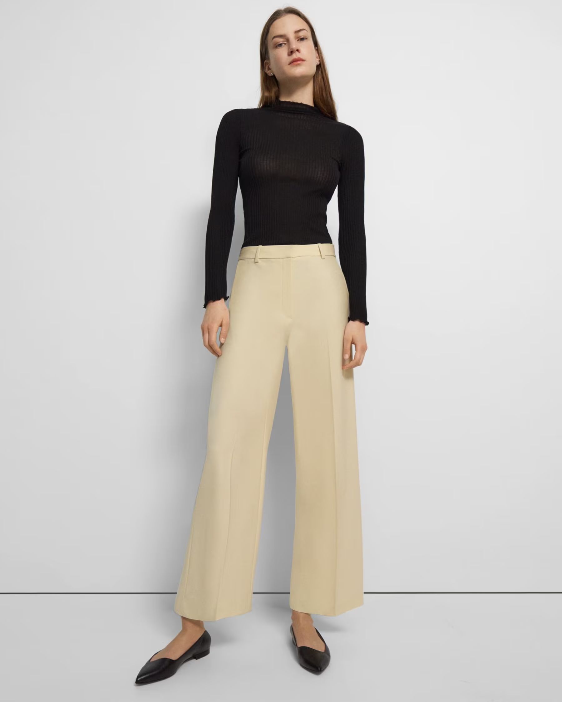 Relaxed Pant in Good Wool | Theory