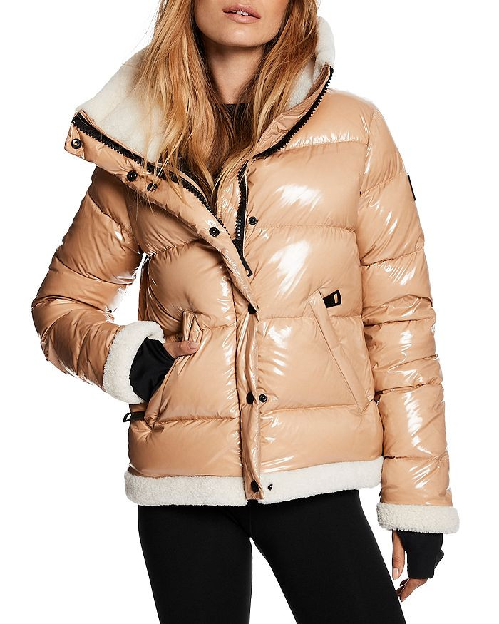 Gigi Shearling-Trim Down Jacket - 100% Exclusive | Bloomingdale's (US)